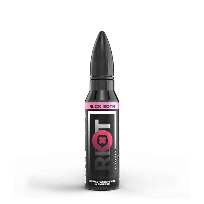 Premix Riot Squad BLACK EDITION - Deluxe Fruit de la Passion & Rhubarbe 50/60ml | BigVapoteur
