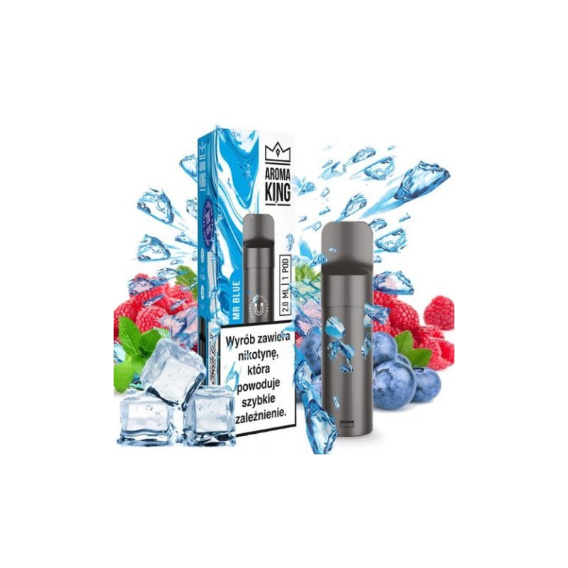 Mr Blue Cartridge Refill Aroma King Pod | BigVapoteur