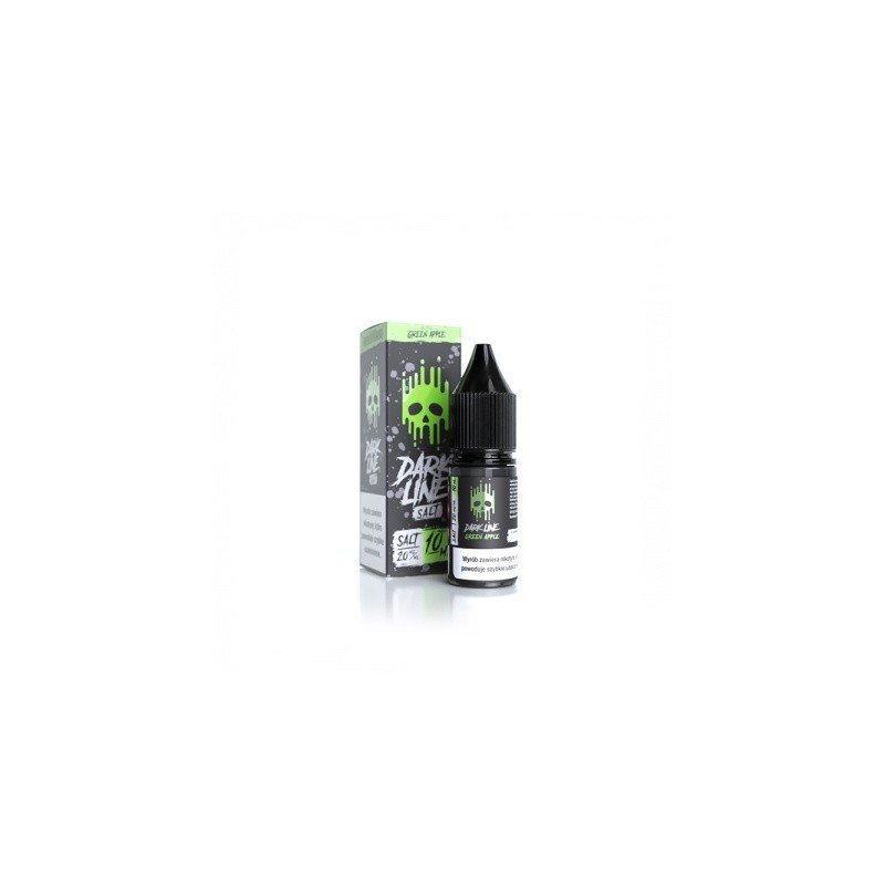 Liquid DARK LINE SALT 10ml - Green Apple 20mg Nicotine Salt E-Liquid | Bigvapoteur