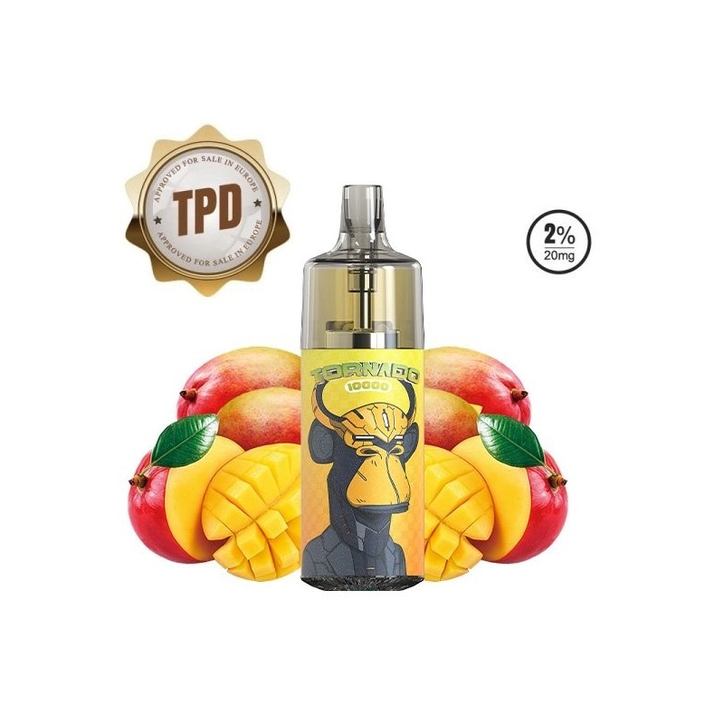 Tornado 10000 Puffs 20mg - Triple Mangue | BigVapoteur