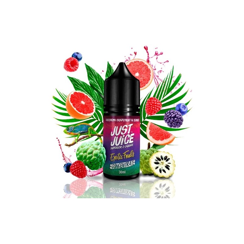 Aromat Just Juice Exotic Fruits - Cherimoya Grapefruit & Berries 30ml | BigVapoteur