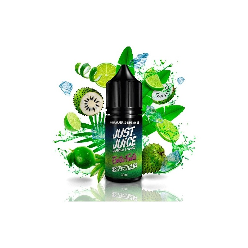 Arôme Just Juice Exotic Fruits - Guanabana & Lime On Ice 30ml | BigVapoteur