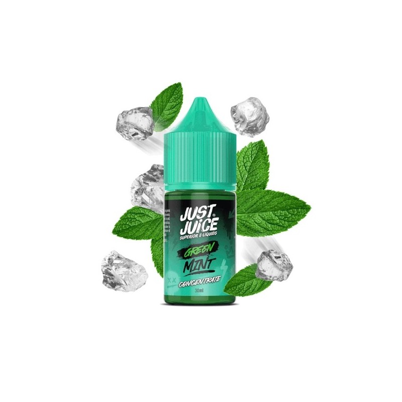 Arôme Just Juice Mint Range - Menthe Verte 30ml | BigVapoteur