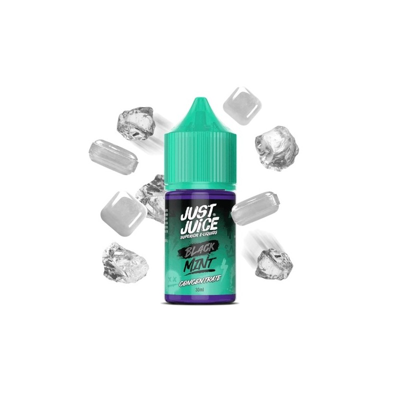 Arôme Just Juice Gamme Mint - Black Mint 30ml | BigVapoteur