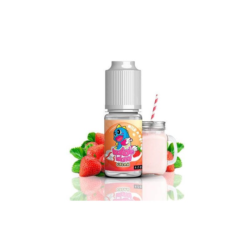 Arôme Bubble Island - Milk N Straw 10ml | BigVapoteur