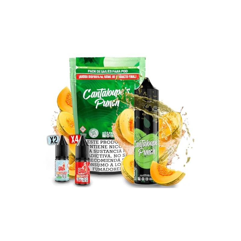 Longfill Oil4vap - Cantaloupe Punch (Pack) 16/60ml | BigVapoteur