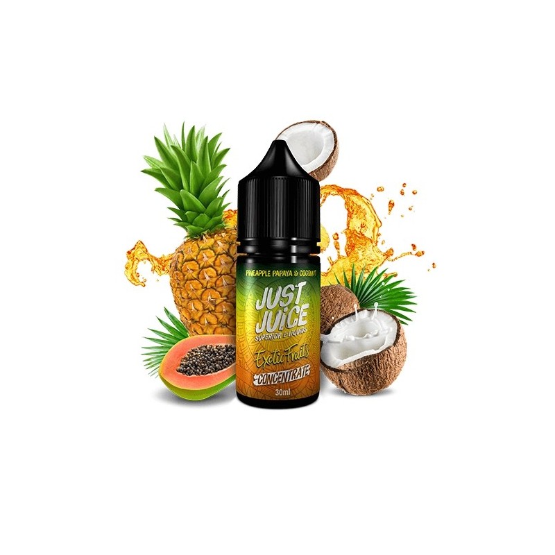 Aromat Just Juice Exotic Fruits - Pineapple Papaya Coconut 30ml | BigVapoteur