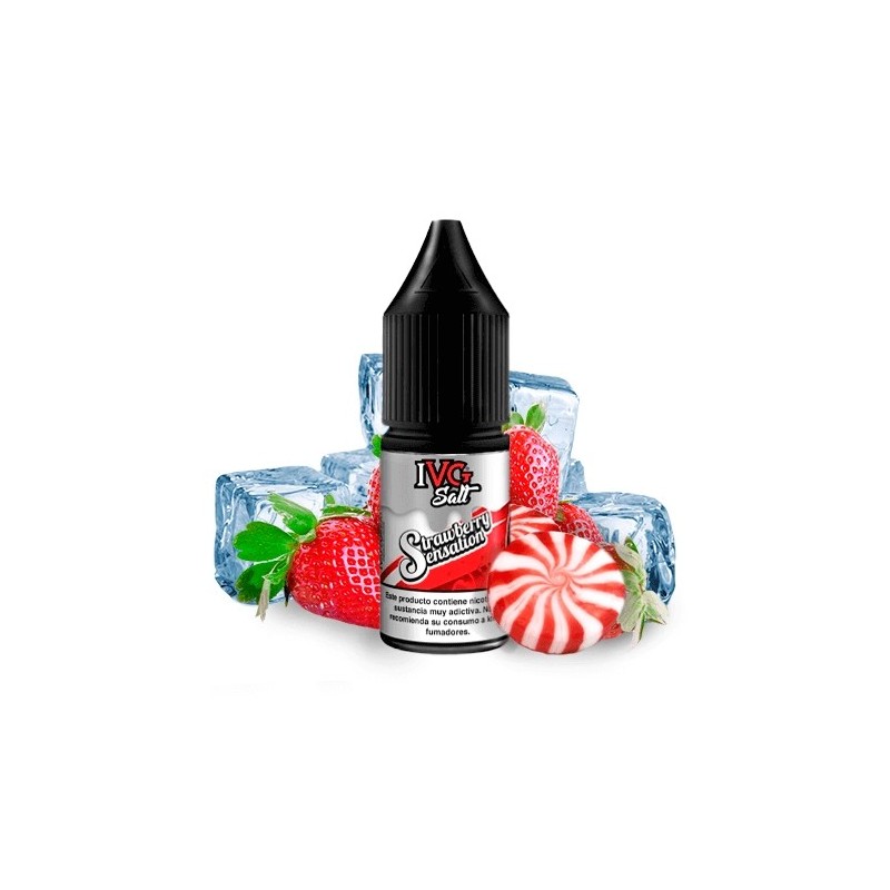 Liquid IVG Salt - Strawberry Sensation 20mg 10ml | BigVapoteur