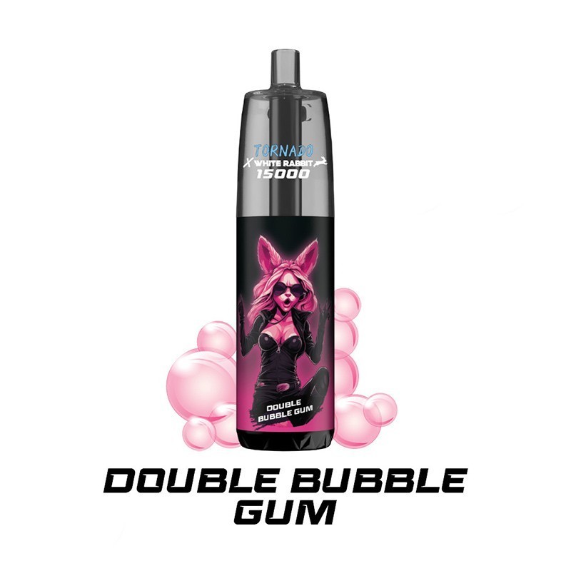 Tornado X White Rabbit 15000 Puffs 20mg – Double Bubble Gum | BigVapoteur