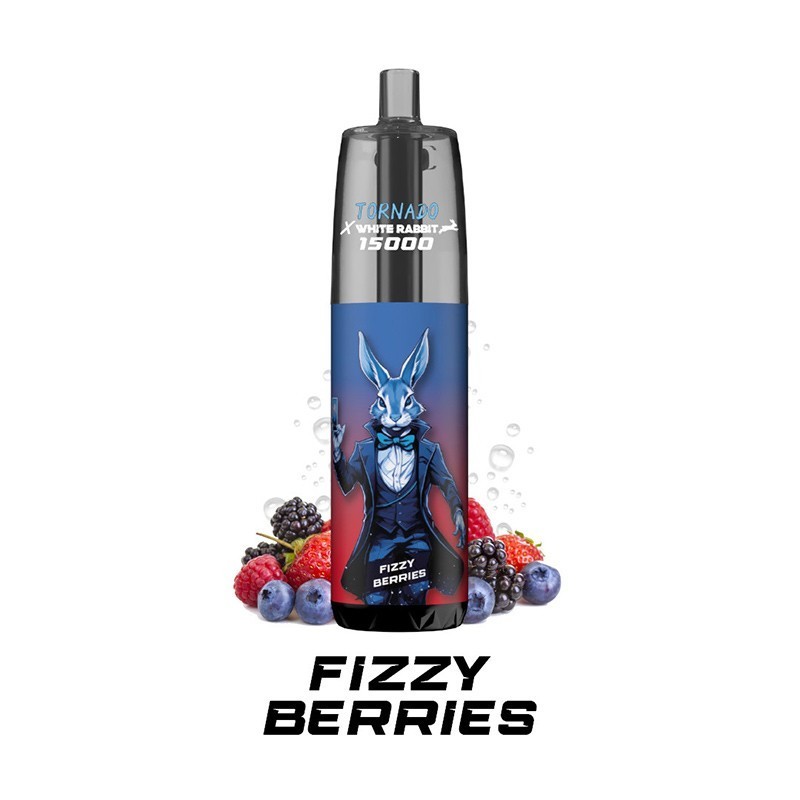 Tornado X White Rabbit 15000 Bouffées 20mg – Fizzy Berries | BigVapoteur