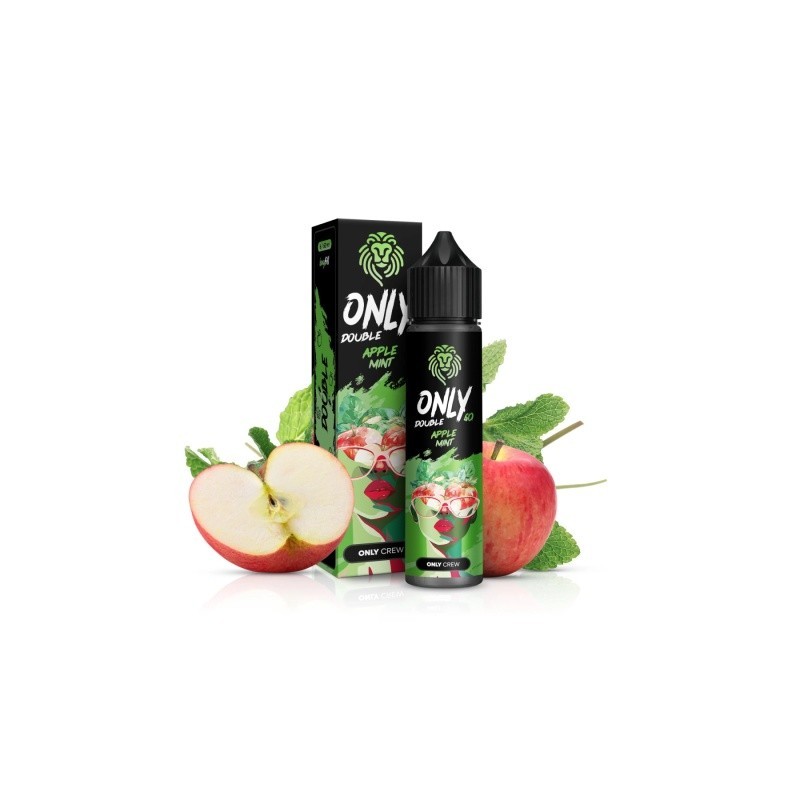 Longfill Only Double - Pomme Menthe 6/60ml | BigVapoteur