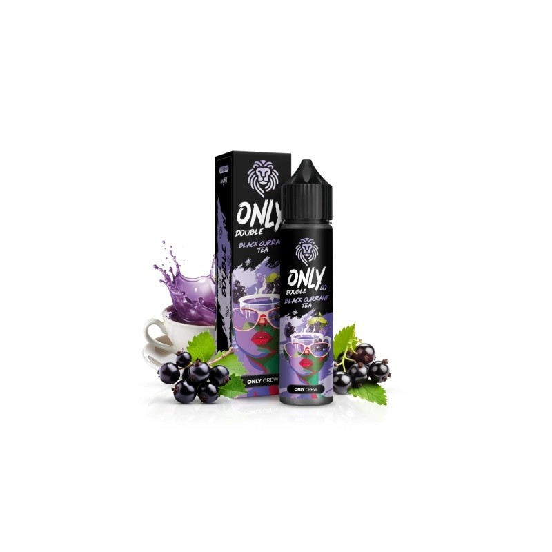 Only Double - Black Currant Tea 6/60ml | BigVapoteur