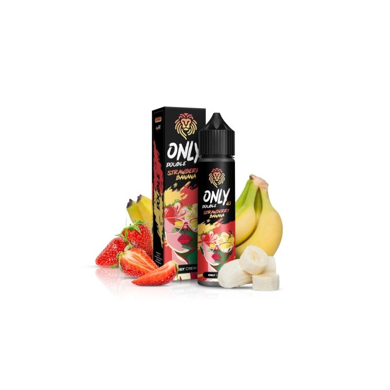 Longfill Only Double - Strawberry Banana 6/60ml | BigVapoteur