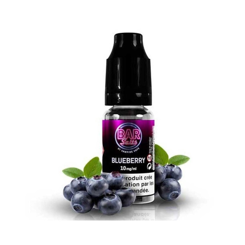 Liquid Vampire Vape Bar Salts - Blueberry 10mg 10ml | BigVapoteur