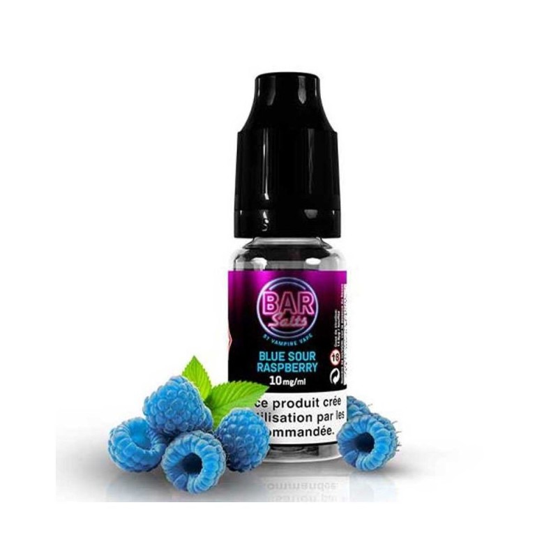 E-liquide Vampire Vape Bar Salts - Framboise Bleue Acidulée 10mg 10ml | BigVapoteur