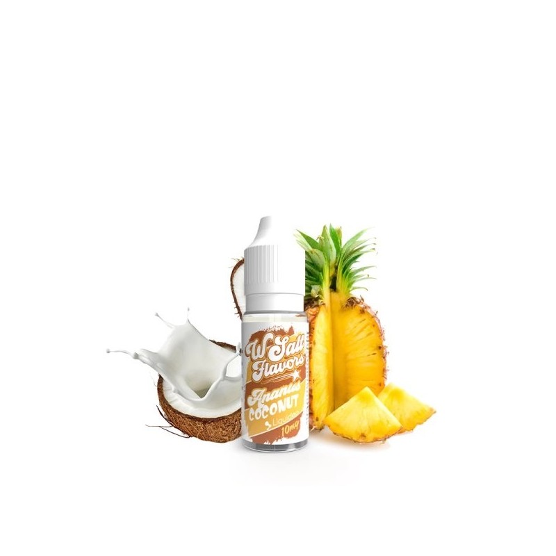 Liquid Ananas Coconut 10ml - WSalt Flavour 10mg | BigVapoteur