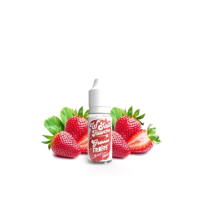 Liquid Grosse Fraise 10ml - Wsalt Flavour 10mg | BigVapoteur