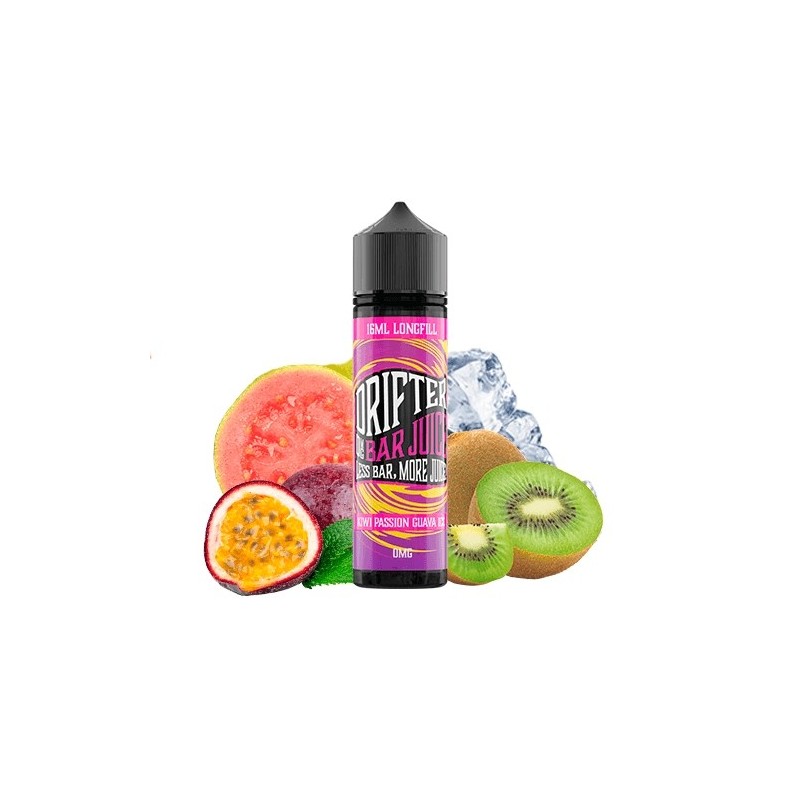 Longfill Drifter Bar - Kiwi Passion Guava Ice 16/60ml | BigVapoteur