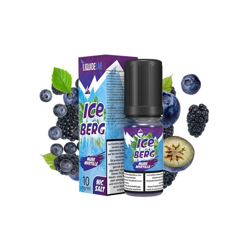 Liquid Iceberg O'J Lab - Mûre Myrtille Salt 20mg 10ml | BigVapoteur