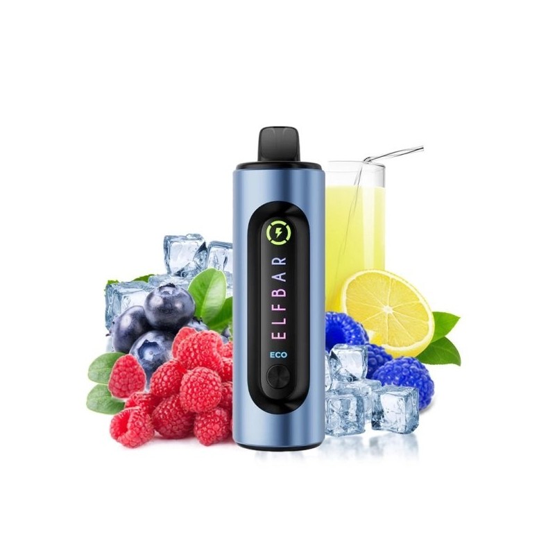 Kit 4 en 1 Édition Myrtille 20mg - Elfbar | BigVapoteur