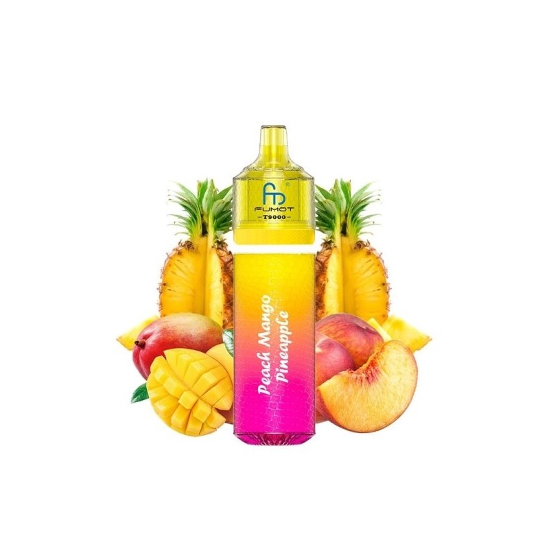 Fumot Puff T9000 TPD - Peach Mango Pineapple 20mg | BigVapoteur