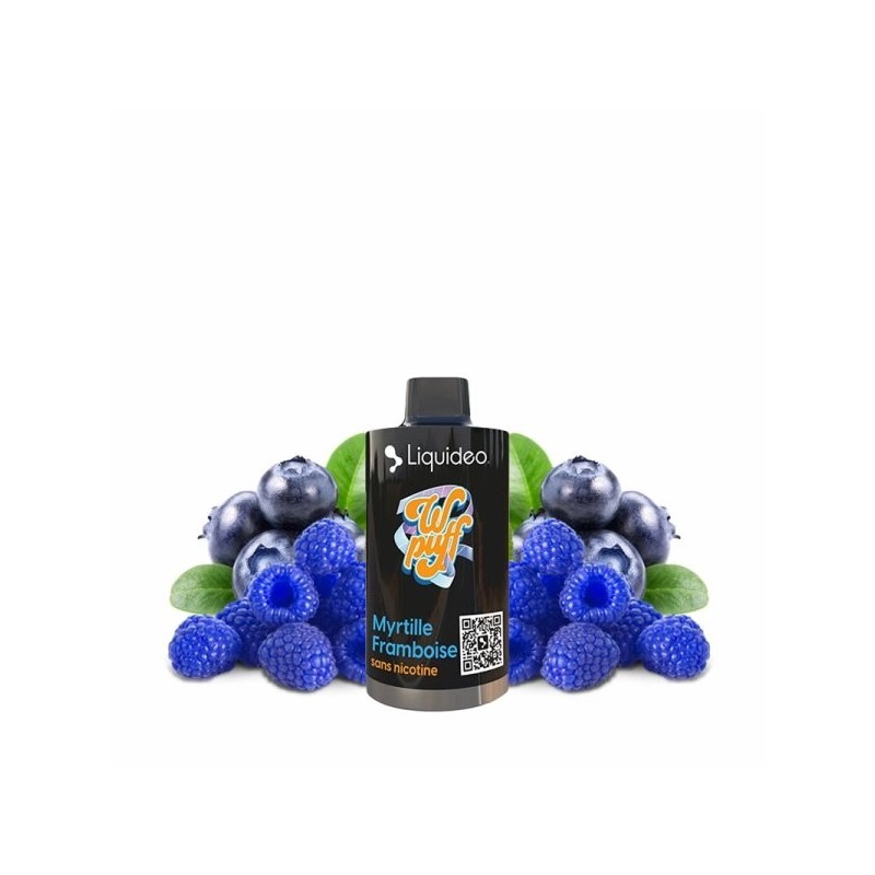 Cartouche Wpuff by Liquidéo 12k - Myrtille Framboise 0mg | BigVapoteur