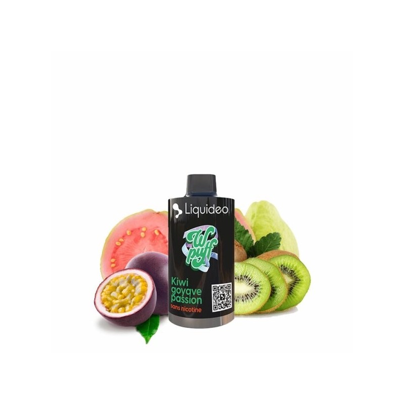 Cartouche Wpuff by Liquidéo 12k - Kiwi Passion Goyave 0mg | BigVapoteur