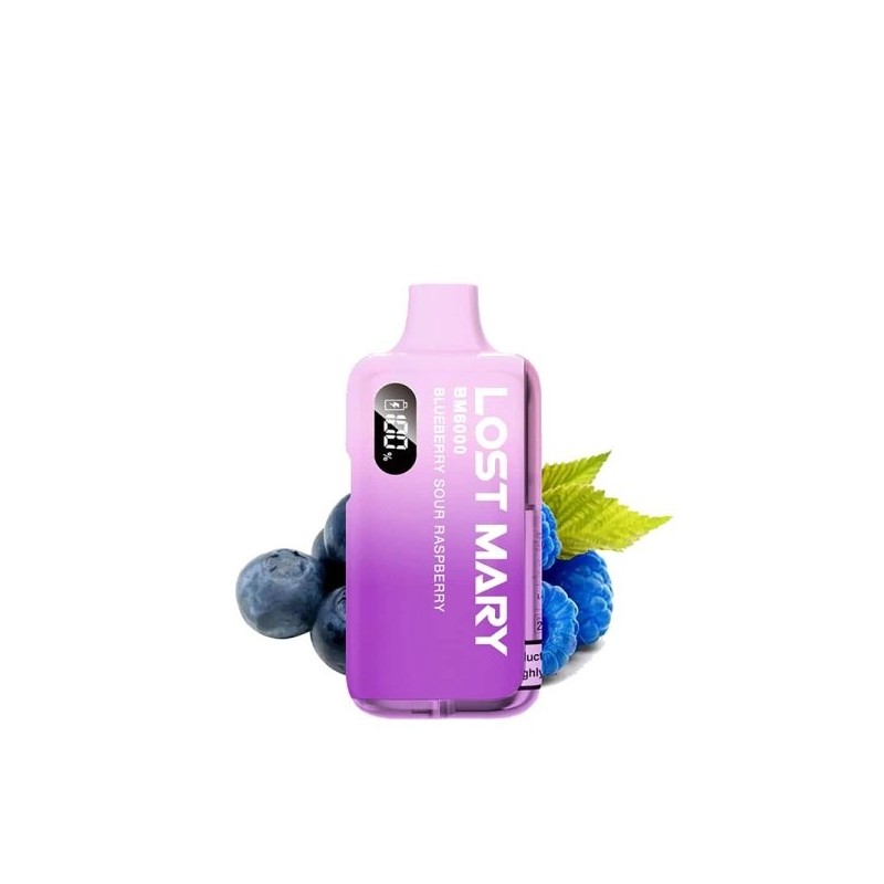 Lost Mary by Elfbar BM6000 Puff 20mg - Myrtille Framboise Acidulée | BigVapoteur