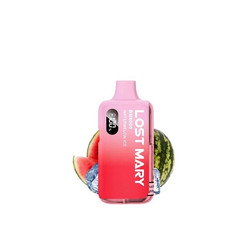 Lost Mary by Elfbar BM6000 Puff 20mg - Pastèque Glacée | BigVapoteur