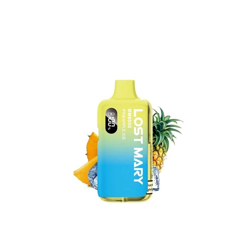 Lost Mary by Elfbar BM6000 Puff 20mg - Pineapple Ice | BigVapoteur