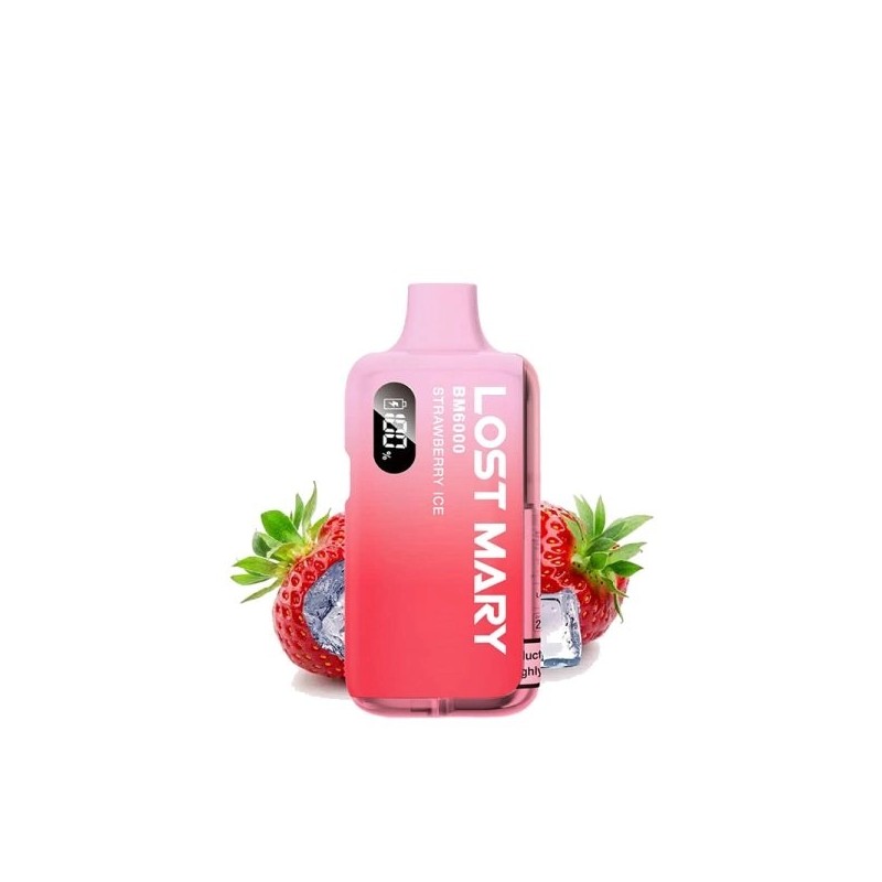 Lost Mary by Elfbar BM6000 Puff 20mg - Strawberry Ice | BigVapoteur