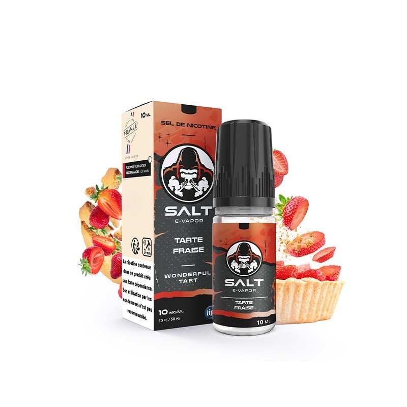 E-liquid Salt E-Vapor 20mg - Strawberry Tart | BigVapoteur