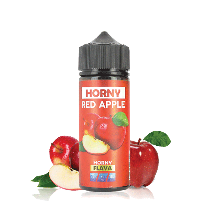 Premix Horny Flava - Pomme Rouge 100/120ml | BigVapoteur