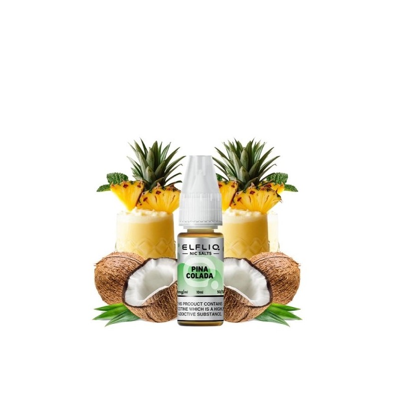 E-liquide ELFBAR ELFLIQ Salt - Pina Colada 20mg 10ml | BigVapoteur