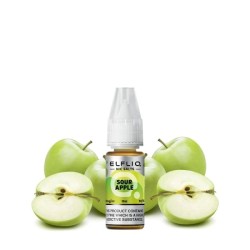 Elfbar Elfliq Salt - Sour Apple 20mg 10ml | BigVapoteur