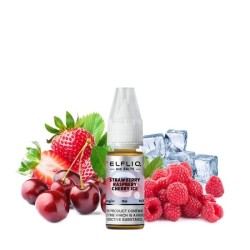 E-liquid ELFBAR ELFLIQ Salt - Strawberry Raspberry Cherry Ice 20mg 10ml | BigVapoteur