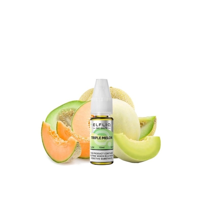Liquid ELFBAR ELFLIQ Salt - Triple Melon 20mg 10ml | BigVapoteur