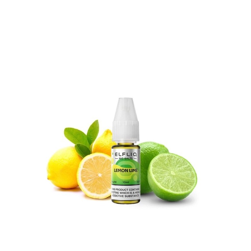 Liquid ELFBAR ELFLIQ Salt - Lemon Lime 20mg 10ml | BigVapoteur
