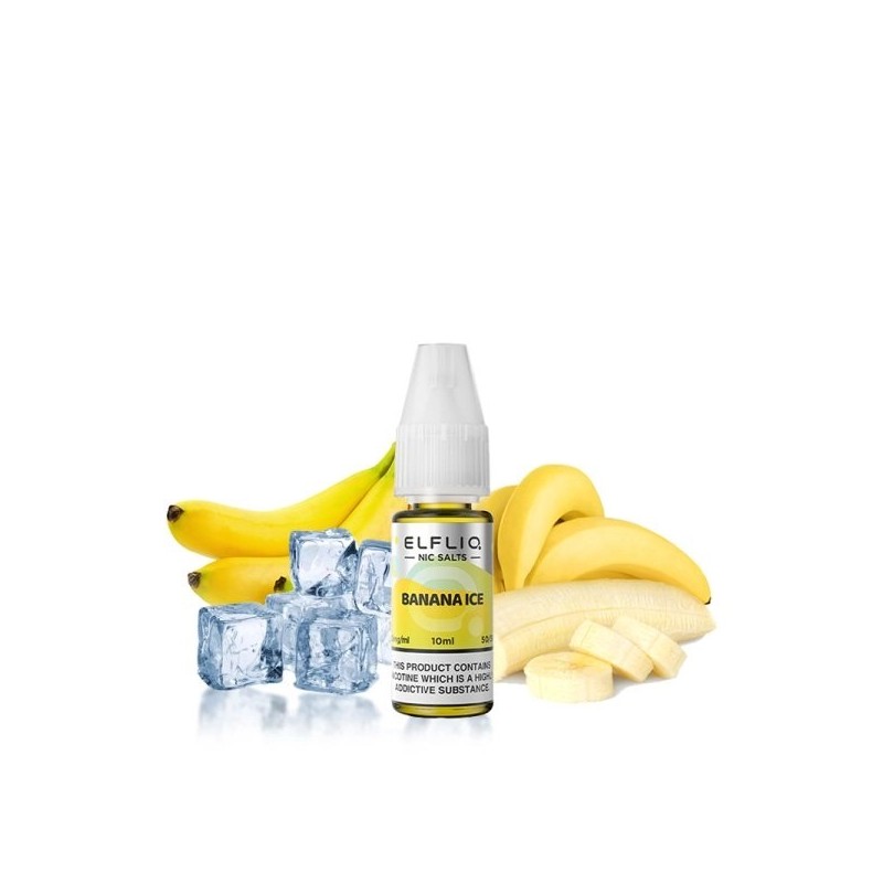 Elfbar Elfliq Salt - Banana Ice 20mg 10ml | BigVapoteur