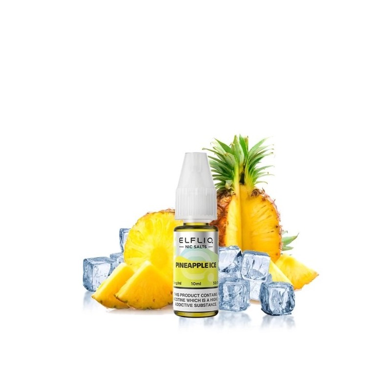 Elfbar Elfliq Salt - Pineapple Ice 20mg 10ml | BigVapoteur