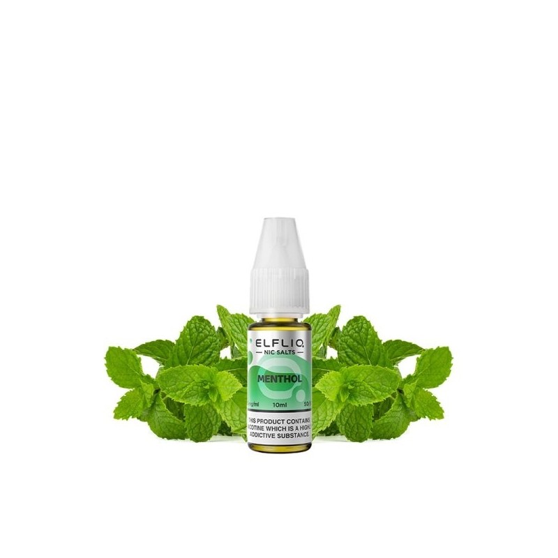Liquid ELFBAR ELFLIQ Salt - Menthol 20mg 10ml | BigVapoteur