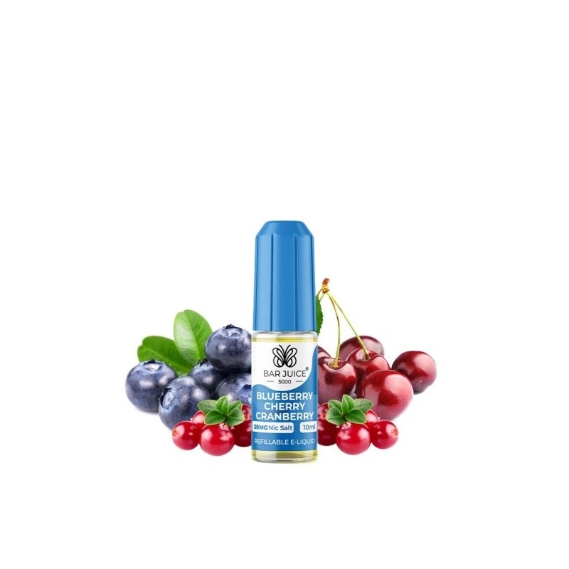 Bar Juice 5000 - Blueberry Cherry Cranberry 20mg 10ml | BigVapoteur