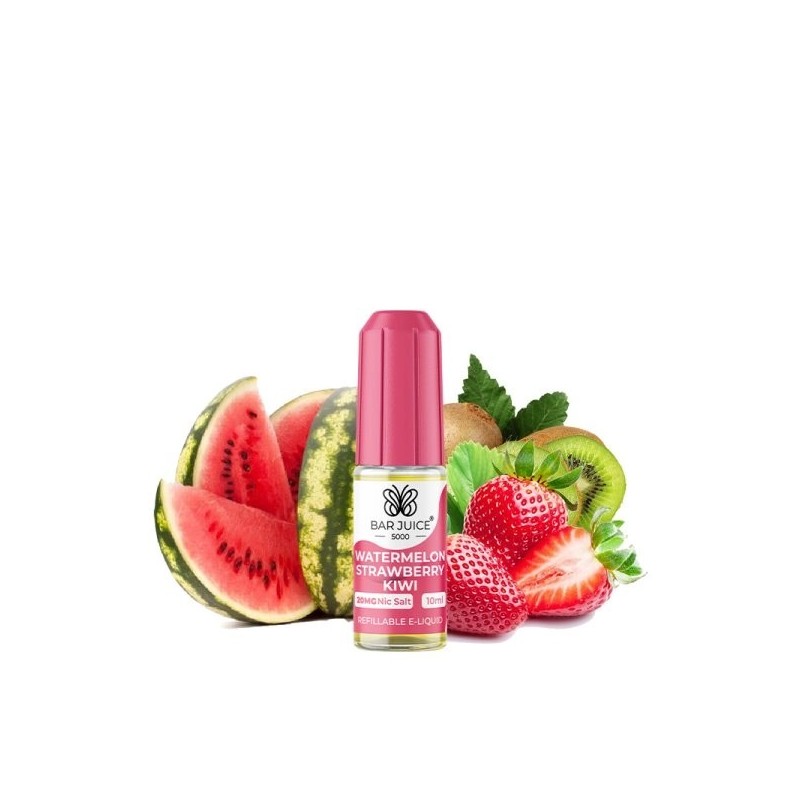 E-liquide Bar Juice 5000 - Pastèque Fraise Kiwi 20mg 10ml | BigVapoteur