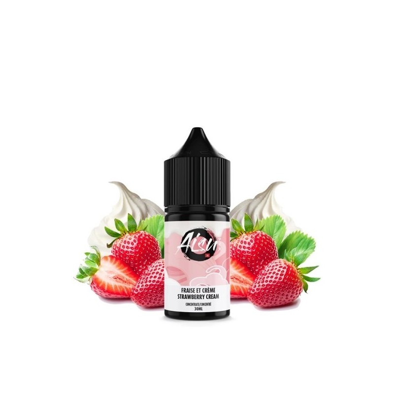 Strawberry Cream Flavor 30ml - Aisu | BigVapoteur