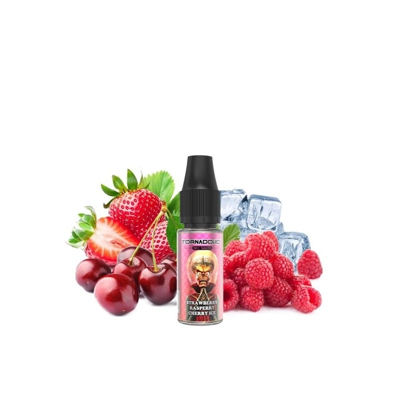 Tornado Salt - Strawberry Raspberry Cherry Ice 20mg 10ml | BigVapoteur