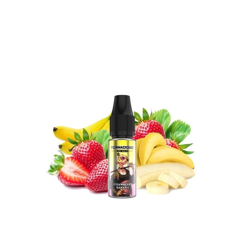 Liquid Tornado Salt - Strawberry Banana 20mg 10ml | BigVapoteur