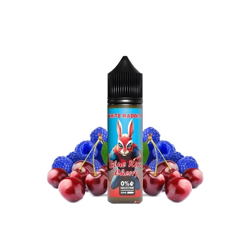 Premix White Rabbit - Blue Razz Cherry 50/60ml | BigVapoteur