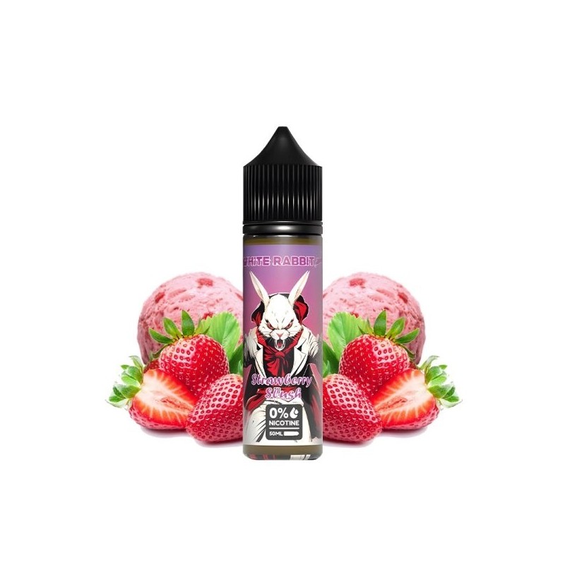 Premix White Rabbit - Fraise Slush 50/60ml | BigVapoteur