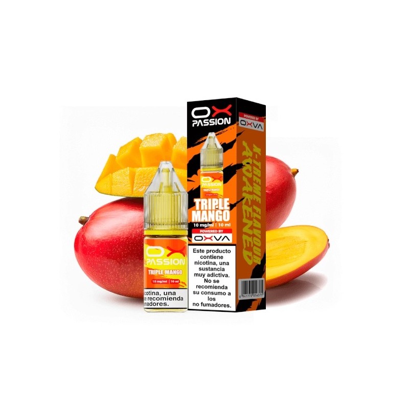 E-liquide Oxva Ox Passion Salts 10mg - Triple Mangue | BigVapoteur