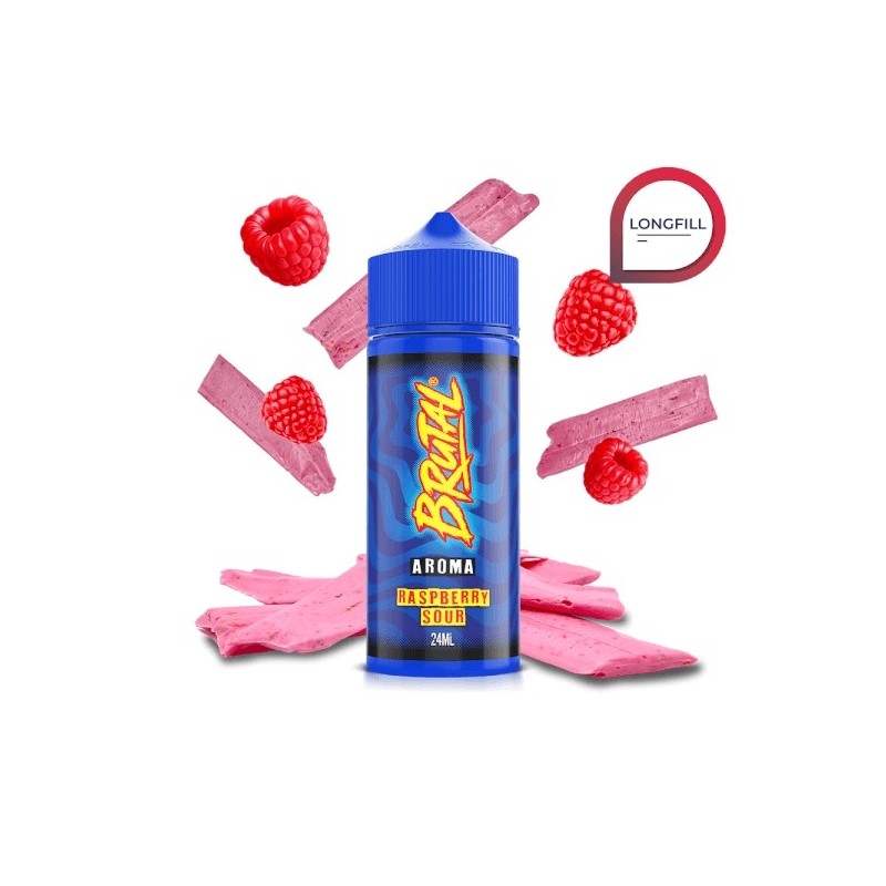 Longfill Brutal Drinks By Just Juice - Raspberry Sour 24/120ml | BigVapoteur